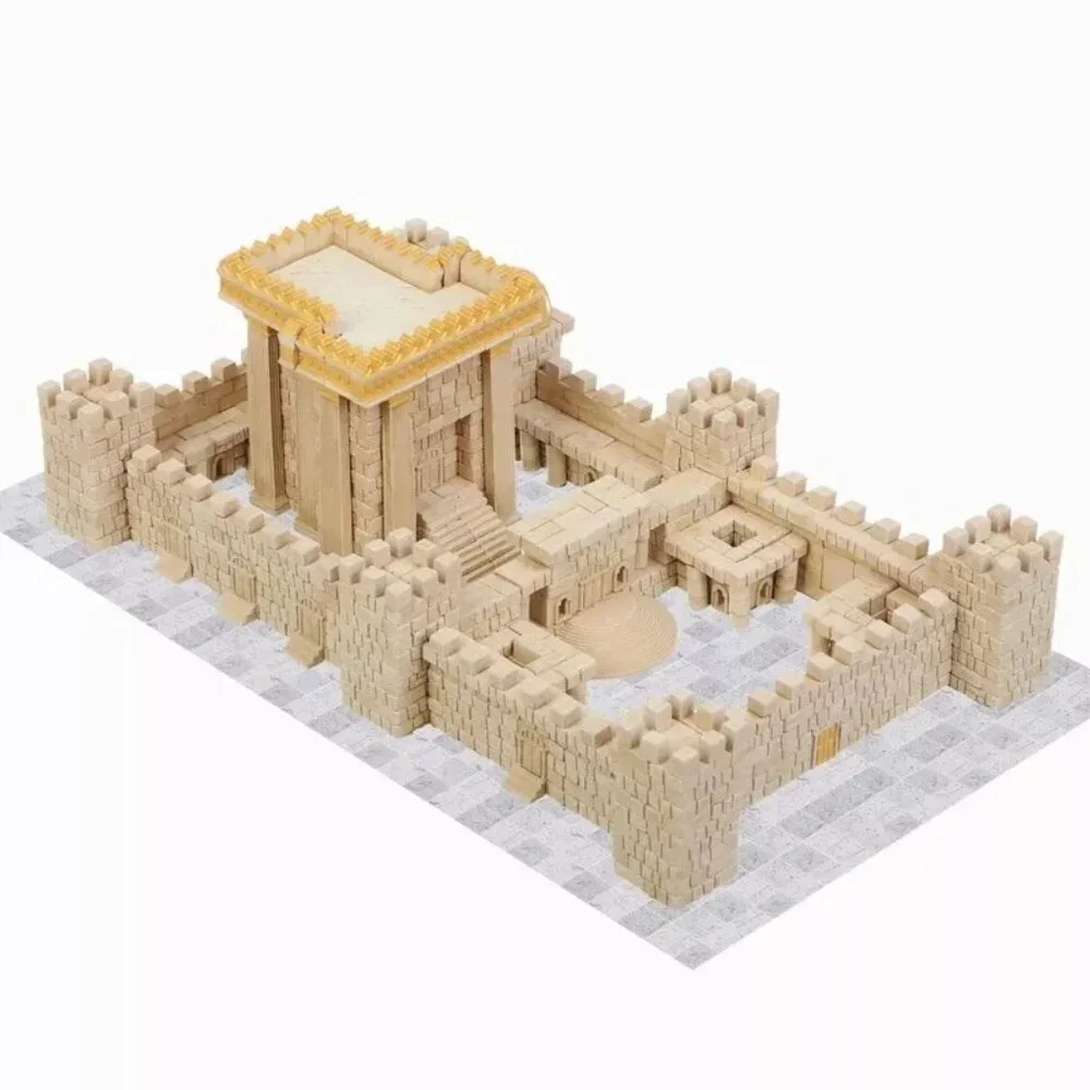 NEW Third Temple Jerusalem Historic Brick Construction Set * Made in Ukraine